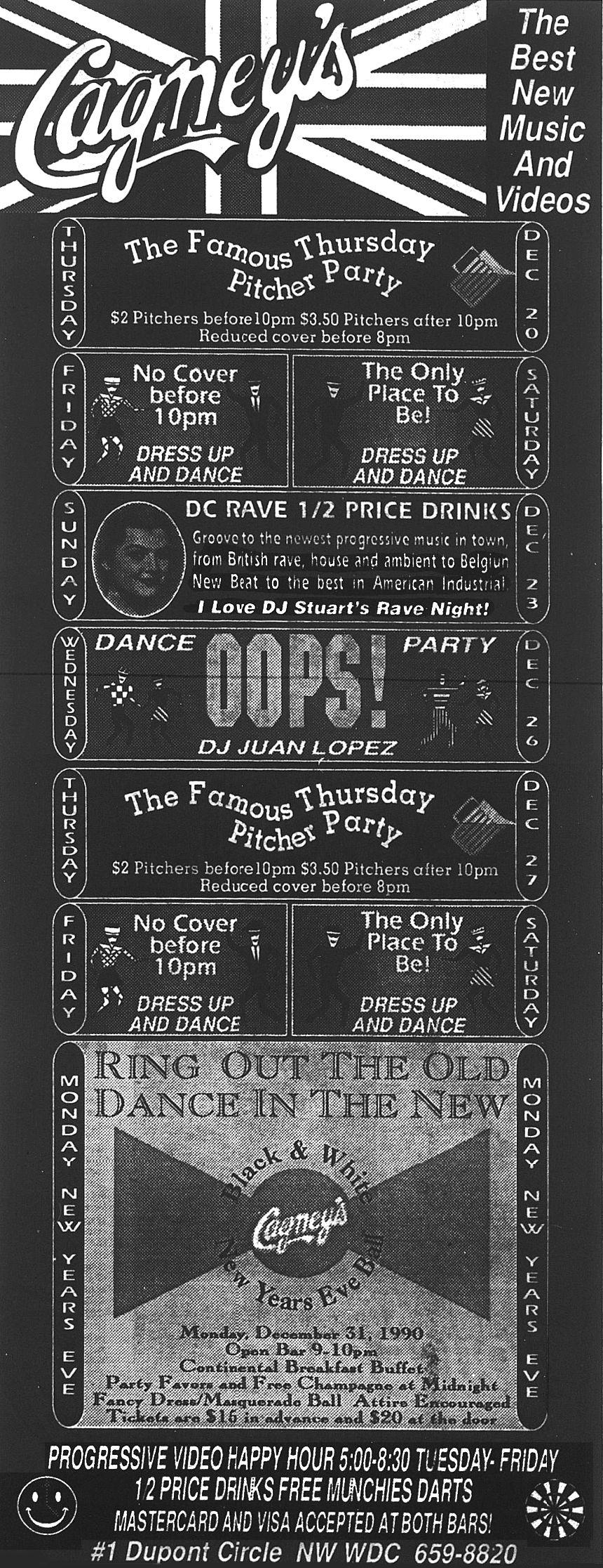 Cagneys City Paper December 21, 1990